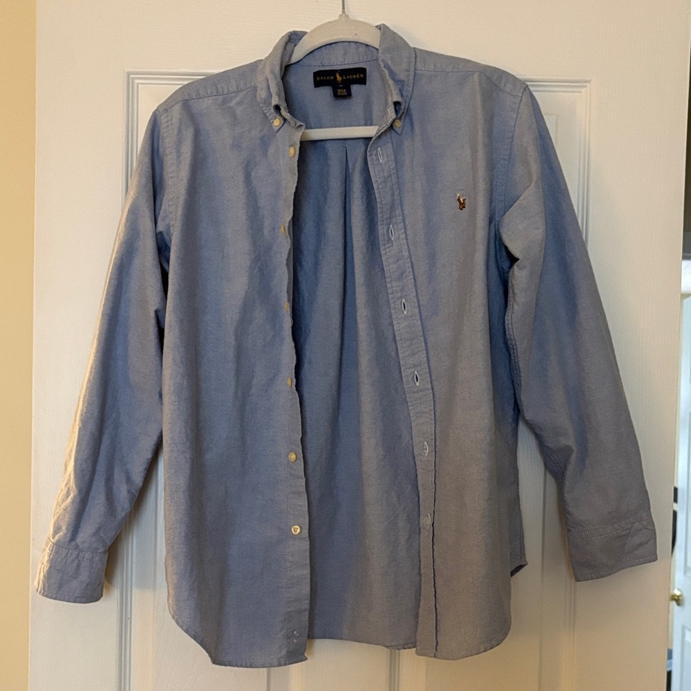 Ralph Lauren Light Blue Oxford Button-Down Shirt